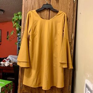 Mustard Colored Dress M